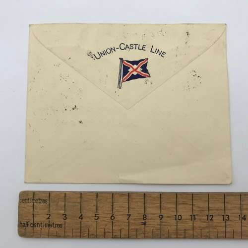 Southern Rhodesia Coronation of George 6, 12 May 137 FDC on Union Castle Line envelope
