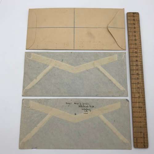BSA Company Golden Jubilee Southern Rhodesia 3-6-1940 lot of 3 covers - 2 full sets and one single