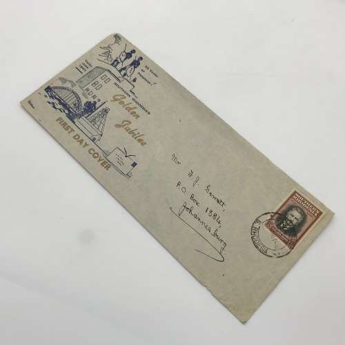 BSA Company Golden Jubilee Southern Rhodesia 3-6-1940 lot of 3 covers - 2 full sets and one single