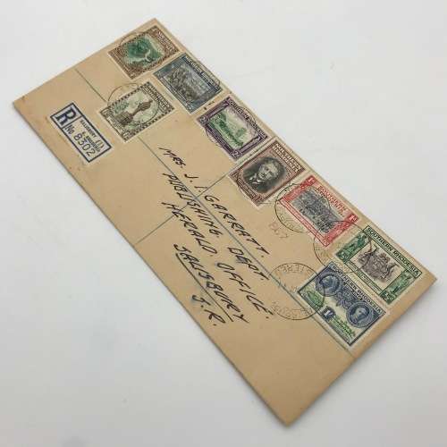 BSA Company Golden Jubilee Southern Rhodesia 3-6-1940 lot of 3 covers - 2 full sets and one single