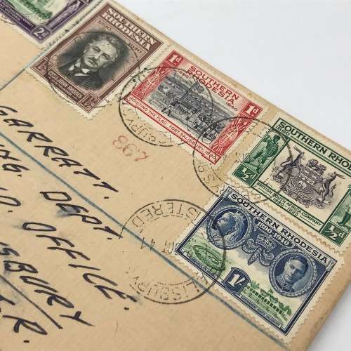 BSA Company Golden Jubilee Southern Rhodesia 3-6-1940 lot of 3 covers - 2 full sets and one single