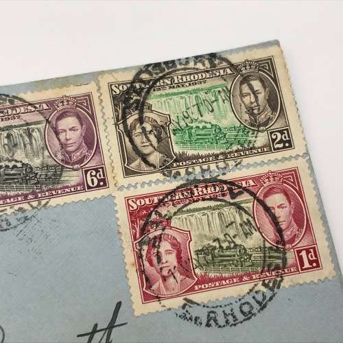 Southern Rhodesia 12 May 1937 Coronation of King George 6 - full set on first day cover