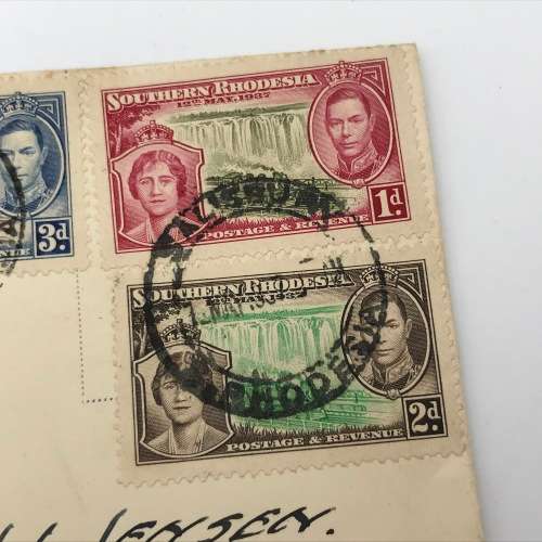 Southern Rhodesia 12 May 1937 Coronation of King George 6 - full set on first day cover