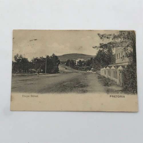 Lot of 9 antique post cards with Pretoria scenes - all over 100 years old