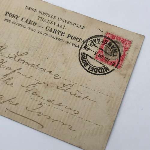 Lot of 9 antique post cards with Pretoria scenes - all over 100 years old