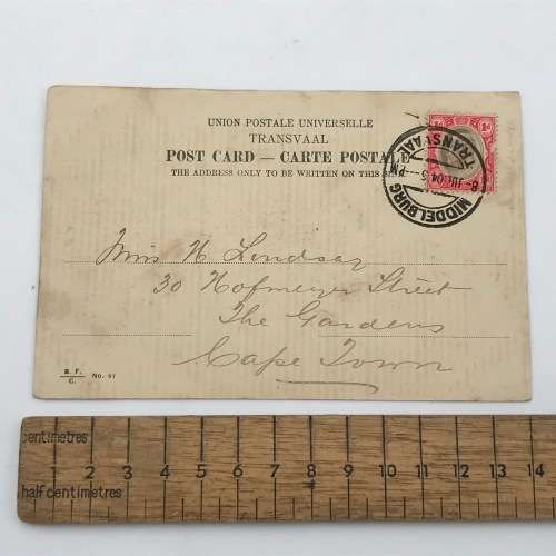 Lot of 9 antique post cards with Pretoria scenes - all over 100 years old