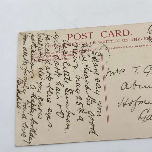 Lot of 8 antique post cards with Port Elizabeth buildings - all over 100 years old
