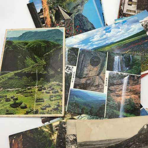 Lot of more than 50 vintage and antique post cards - used and unused