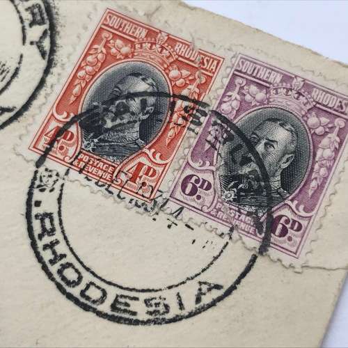 Southern Rhodesia 1931 Christmas Flight cover with Experimental Flight rubber stamp