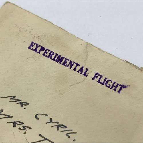 Southern Rhodesia 1931 Christmas Flight cover with Experimental Flight rubber stamp