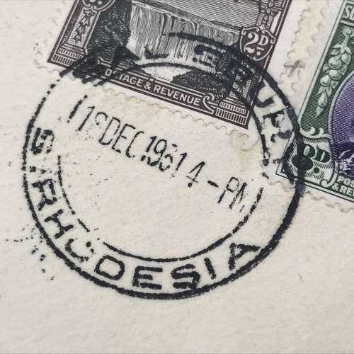 Southern Rhodesia 1931 Experimental Flight from Salisbury, Southern Rhodesia via Johannesburg