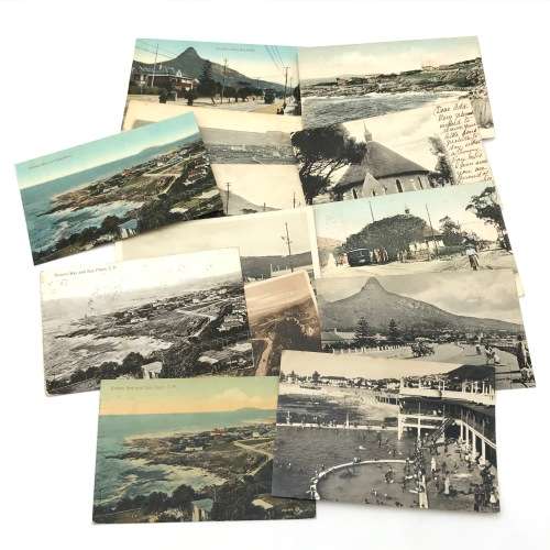Lot of 13 vintage and antique Sea Point post cards