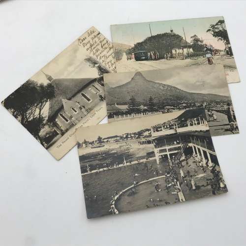 Lot of 13 vintage and antique Sea Point post cards