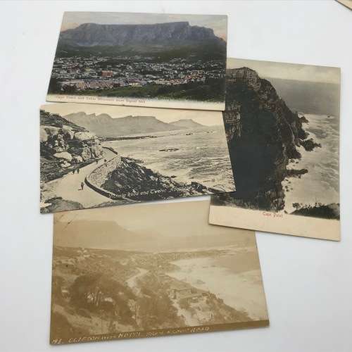 Lot of 23 vintage and antique Cape Town area post cards