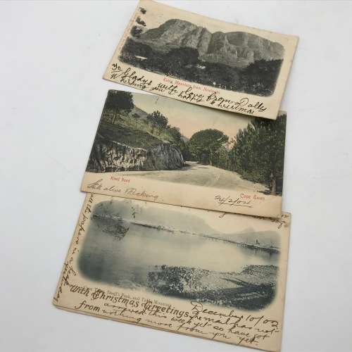 Lot of 23 vintage and antique Cape Town area post cards
