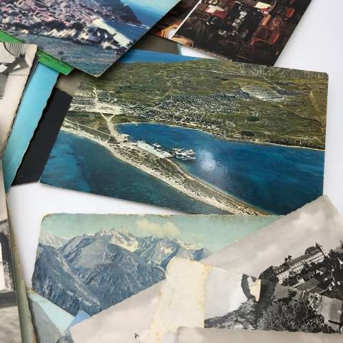 Lot of 60 vintage/antique post cards - used and unused