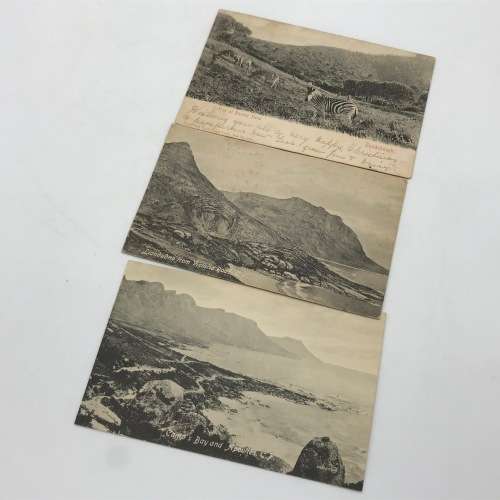 Lot of 11 vintage and antique post cards of Cape Town area