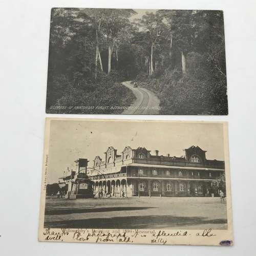 Lot of 7 old Rhodesia area post cards