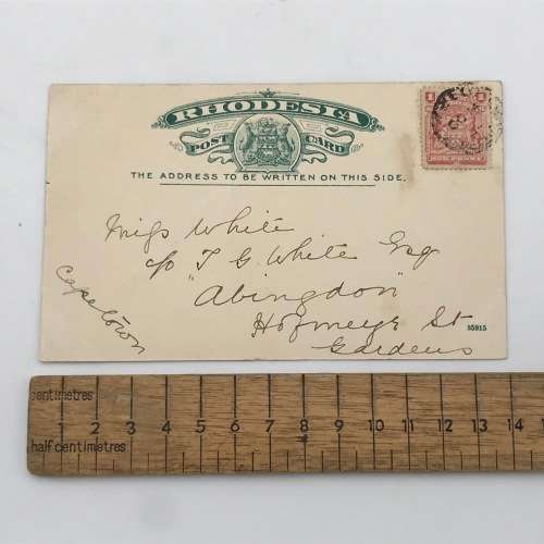 Lot of 7 old Rhodesia area post cards
