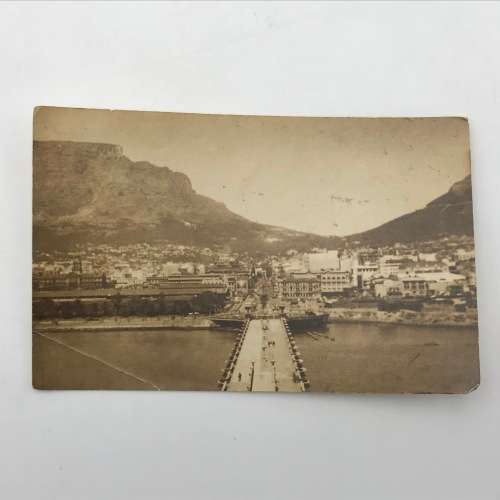 Lot of 8 vintage and antique post cards of Cape Town Pier and Harbour