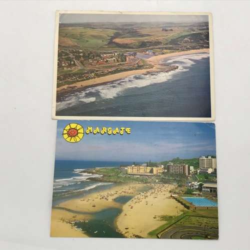 Lot of 8 vintage post cards with South African beaches