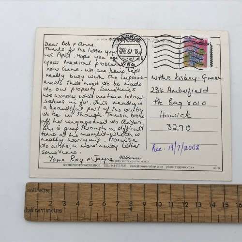 Lot of 8 vintage post cards with South African beaches