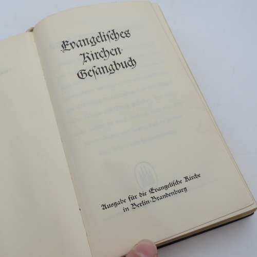 1951 German hymn book - In original case and excellent condition