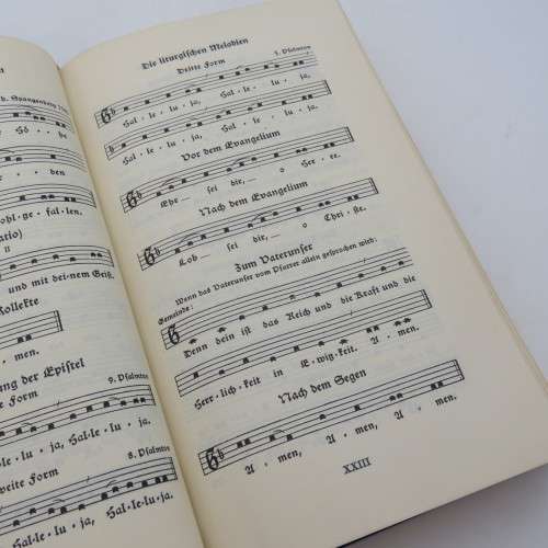 1951 German hymn book - In original case and excellent condition
