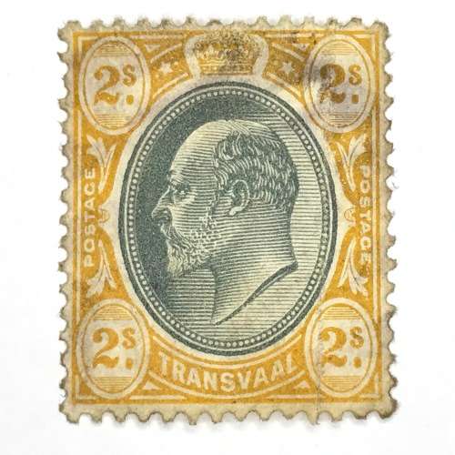 Transvaal SACC 263 used 2 Shilling stamp