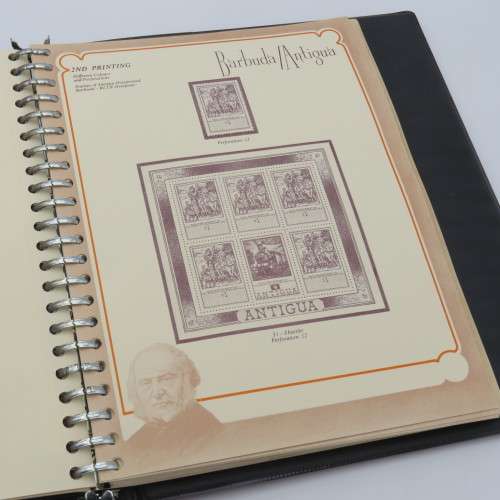 Sir Rowland Hill collection of mint stamps in special album - More than 430 mint stamps