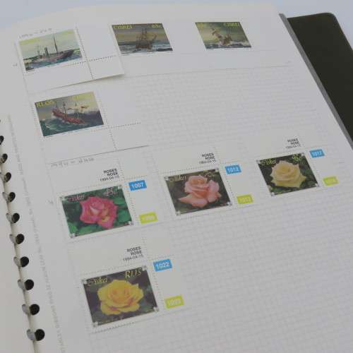 Stamp album with well over 1500 stamps including mint collections of Bophuthatswana and Ciskei
