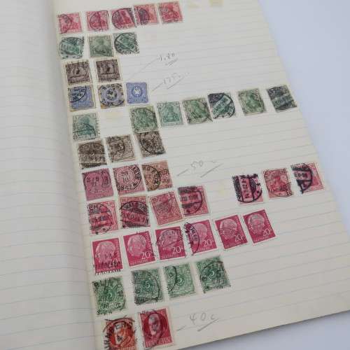 Germany Deutsches Reich book with over 550 stamps