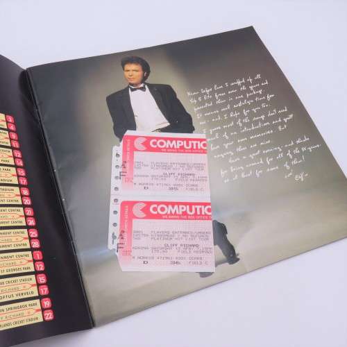 Cliff Richards The Hit List tour - Saturday 15 April 1995 extra event Kingsmead Durban