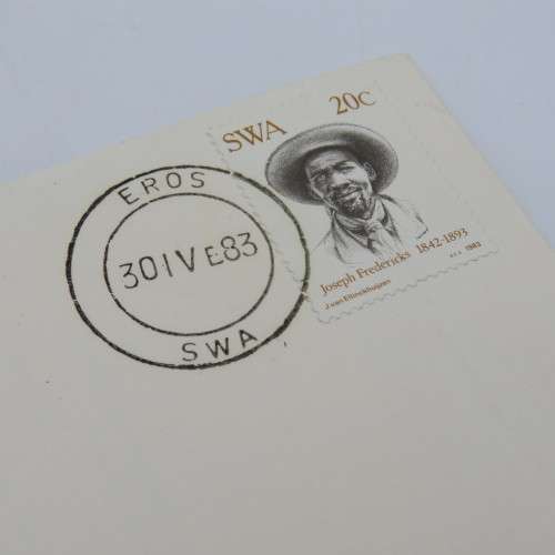 Namibia Air Flight SW 911 flight cover 30 April 1983 - Windhoek to Luderitz