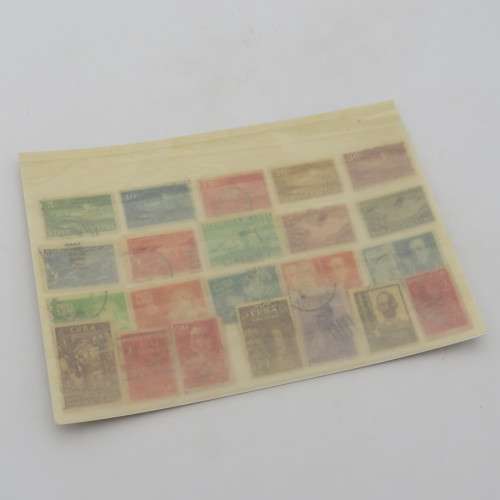Lot of 22 cuba stamps on card