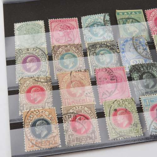 Lot of 24 old used Natal stamps - Some better ones