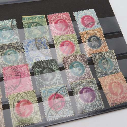 Lot of 24 old used Natal stamps - Some better ones
