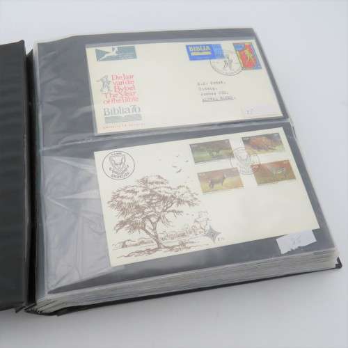 First day cover album with about 120 FDC`s