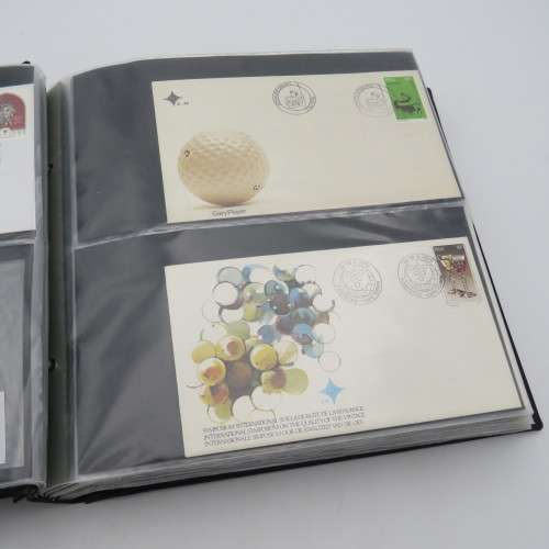 First day cover album with about 120 FDC`s