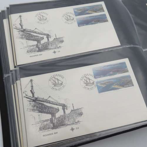 First day cover album with about 120 FDC`s