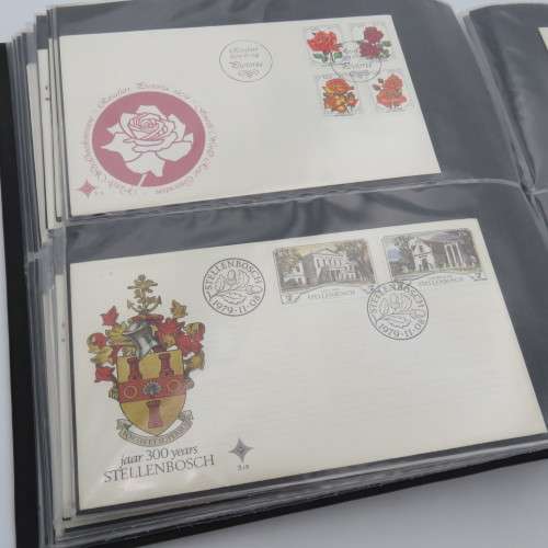 First day cover album with about 120 FDC`s
