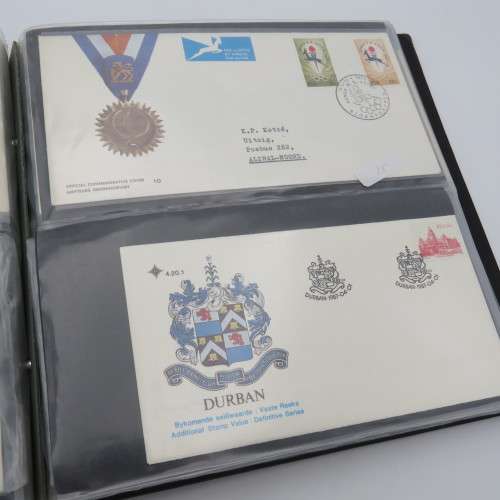First day cover album with about 120 FDC`s