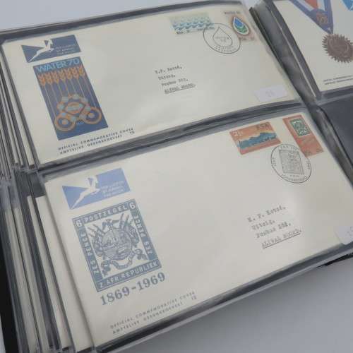First day cover album with about 120 FDC`s