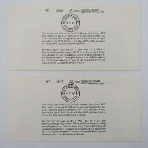 Lot of 3 sets of Joint Air training scheme covers no 29a,b and c each set unaddressed