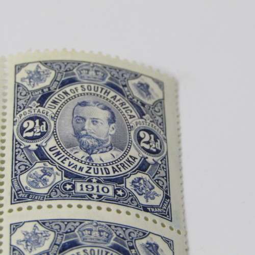 South Africa`s first stamp 1910 - block of 4 mint stamps SACC1