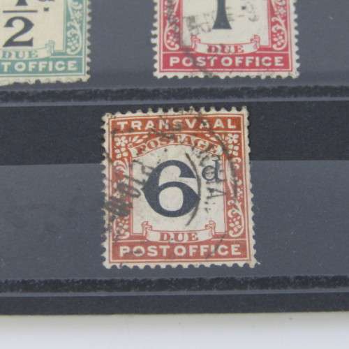Postage due set used - SACC 1 to SACC 7 - with extras and 1 shilling pair