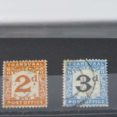 Postage due set used - SACC 1 to SACC 7 - with extras and 1 shilling pair