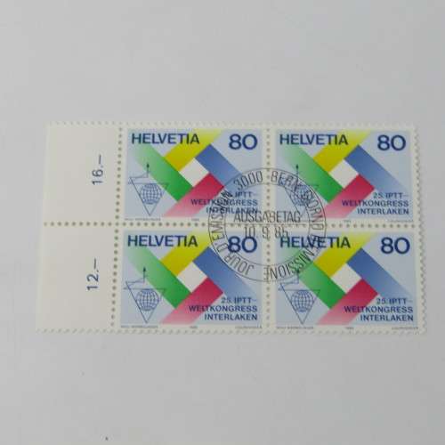 Large lot of Swiss stamps in packets as bought from the swiss philatelic society