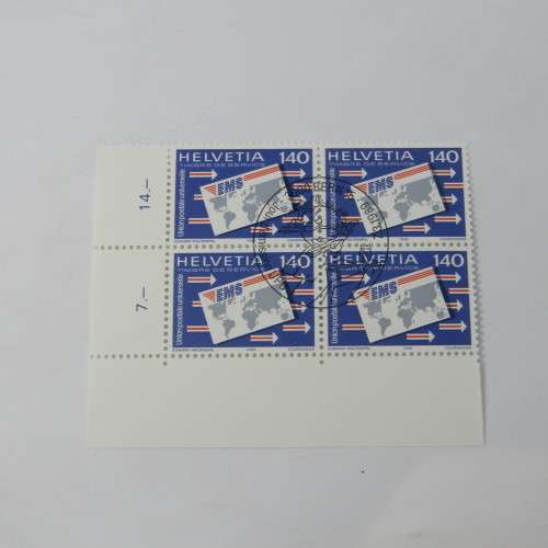 Large lot of Swiss stamps in packets as bought from the swiss philatelic society