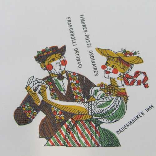 Large lot of Swiss stamps in packets as bought from the swiss philatelic society